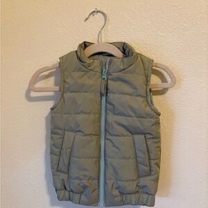 Cat & Jack Kids' Quilted Vest in Light Green